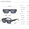 Small Square Frame Sunglasses Women Men Fashion Trendy Shades Sun Glasses Punk Popular Retro Hip-Hop Female Eyewear UV400