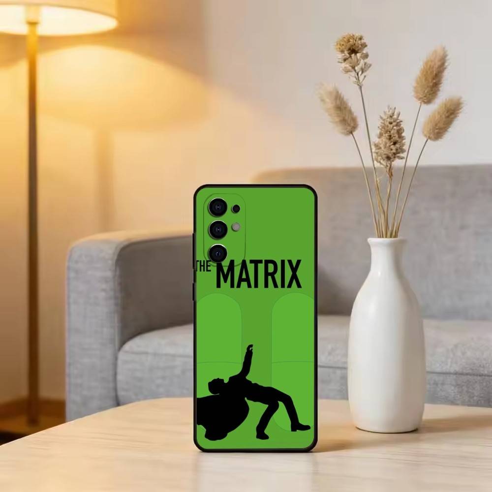 T-The M-Matrix Phone Case For Samsung S25,S24,S21,S22,S23,S30,Ultra,S20,Plus,Fe,Lite,Note,10,Black Cover