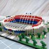 Barcelona Style Soccer Stadium Model Party Gifts Micro Mini Bricks Architecture Football Field Building Blocks Set Toys for Adul