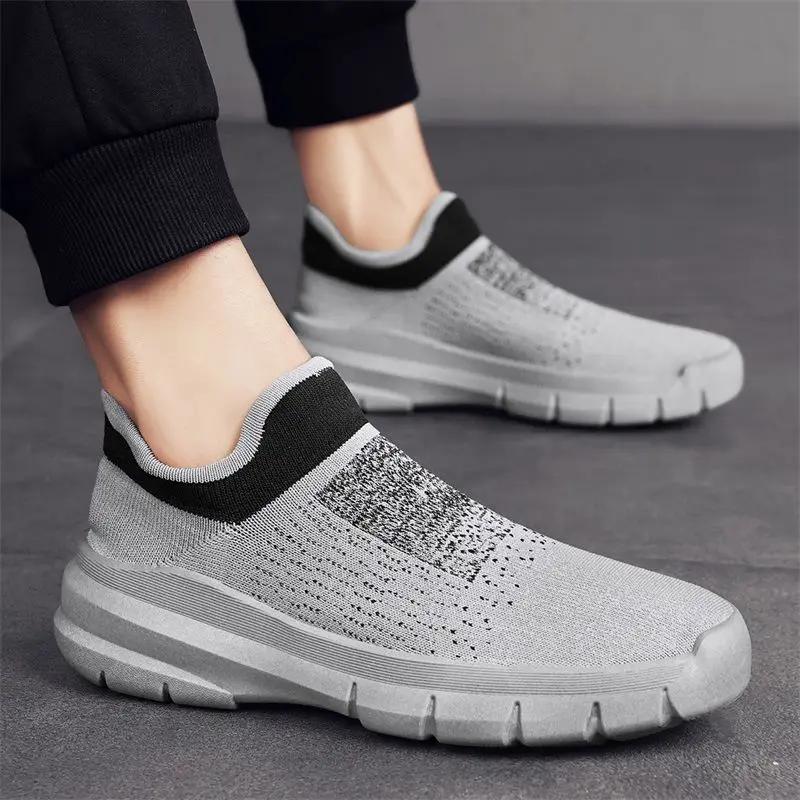Fashion Breathable Sports Shoes for Men Plain Outdoor Shoe In Promotion High Quality Simple Spring and Autumn Wide Man Casual Sneaker