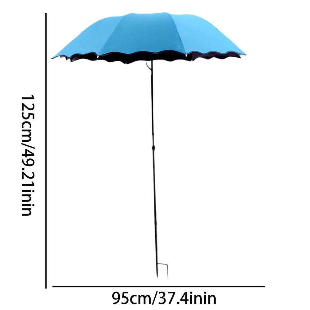 Umbrellas for Outdoor Plants Foldable Canopy Garden Umbrella Shade for Patio Balcony Outdoor Backyard Terrace Camping Picnic
