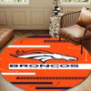 Denver Broncos Logo Round Mat, Anti-slip Circle Carpet Chair Rug For livingroom,Bedroom, Doormat Home Decor Gift Christmas Gifts