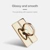 Hand-free Mobile Phone Stand Ultra-thin Adhesive Square Finger Ring Holder Metal Rotatable Back Sticker Bracket Outdoor