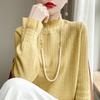 Women S Half Turtleneck Long Sleeve Pullover Top For Commute Casual Wear