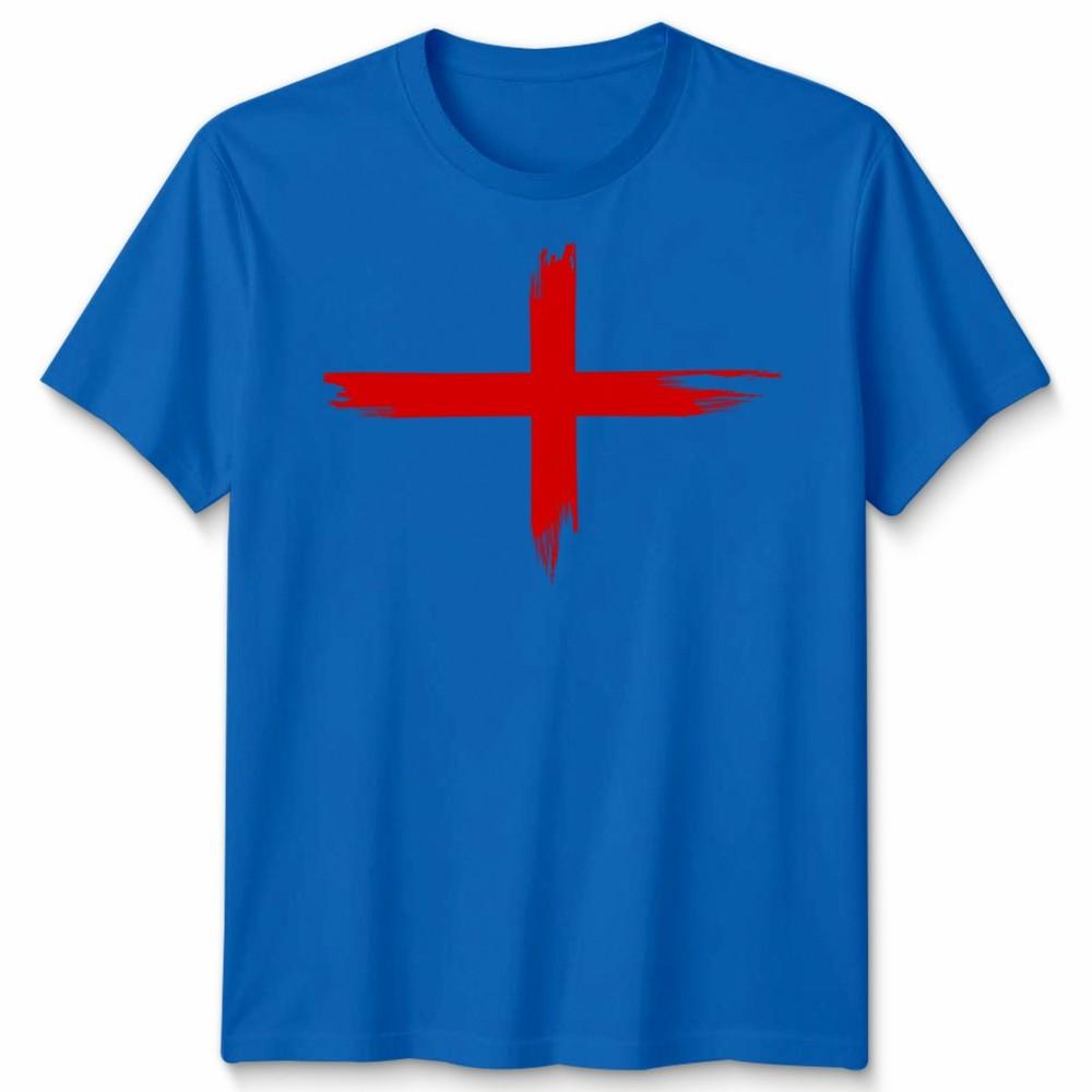 England St George Faded Flag Unisex Tshirt Top