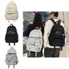 Letter Trendy Koreanstyle Nylon Backpack With Large Capacity For School And Casual Outings