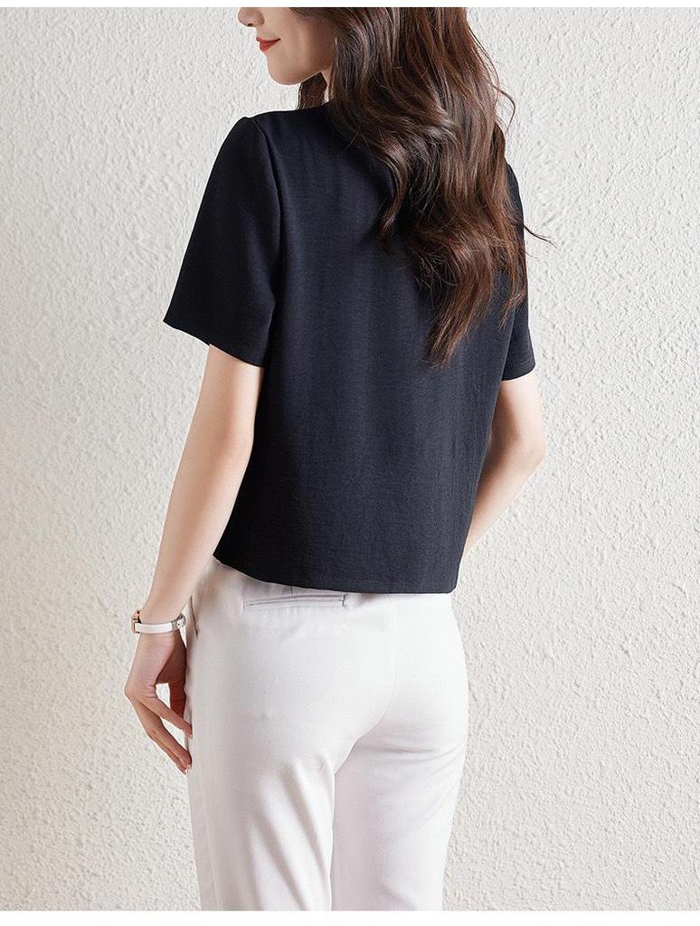 Women's Chic Linen Short-Sleeve Summer Shirt