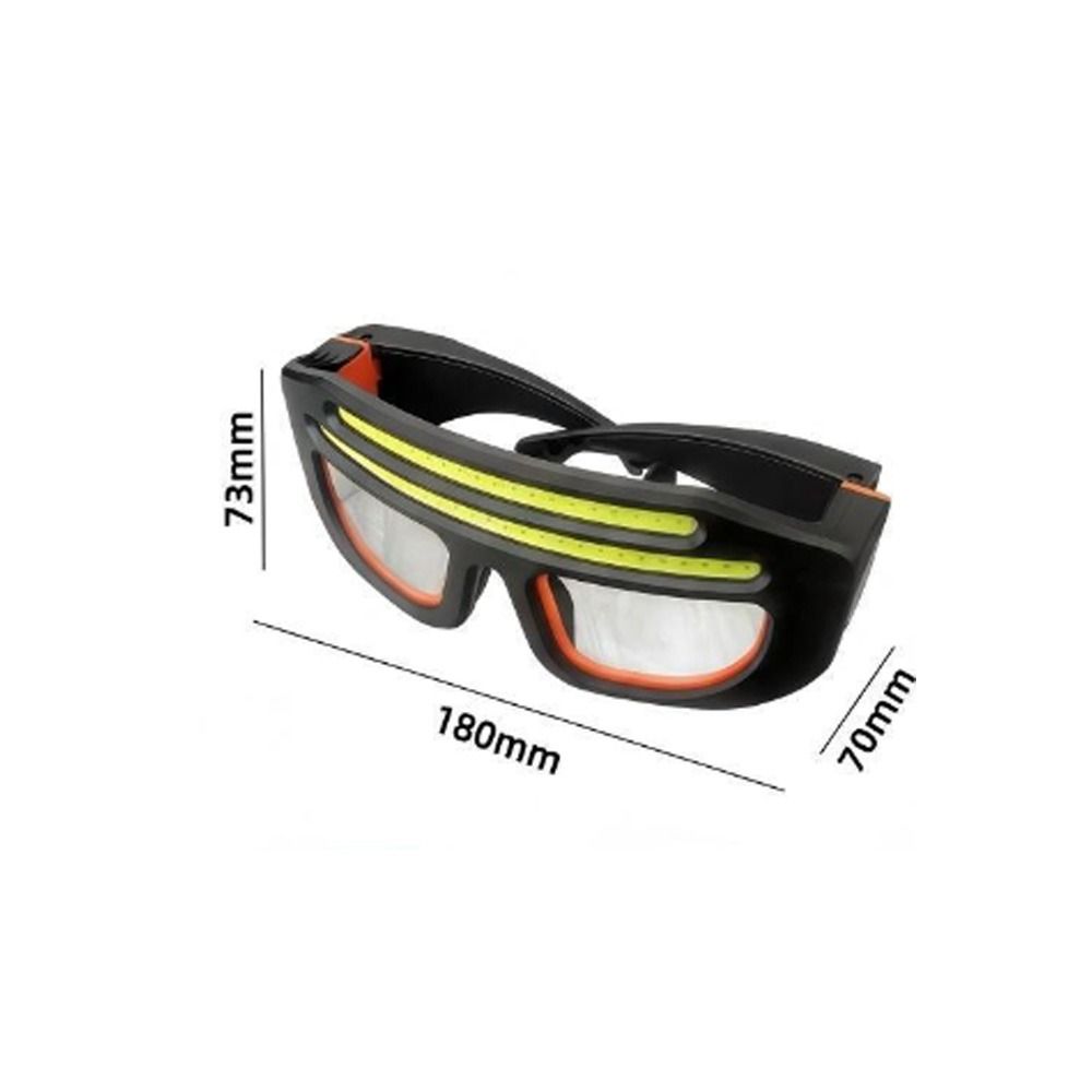 Wide Beam Headlamp Rechargeable Wearable LED Headlight New Eyewear Headlamp Construction Work