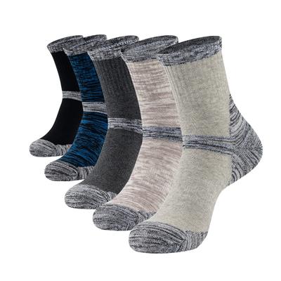 Meias esportivas para caminhada, algodão, quentes, térmicas, inverno, acolchoadas, bota, absorção de umidade, meias de cano curto para mulheres e homens