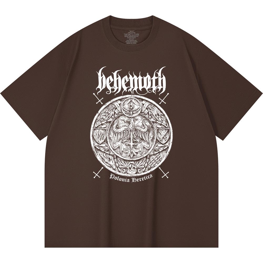 230 Gsm 100% Cotton Heavy Metal T-Shirt Rock Band Popular Music Print Unisex Heavy Cotton T Shirt