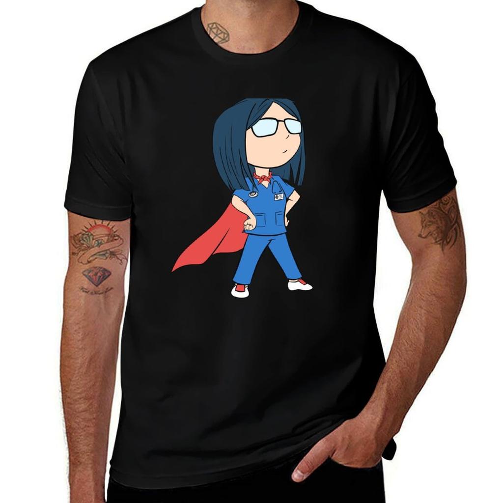 Nina The Super Nurse Tshirt Fitness Quick Dry Short Sleeve Top