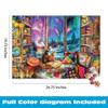 Buffalo Games - Aimee Stewart's Northern Lights Cats Winter Scene 1000-piece Jigsaw Puzzle for Adults, Made in the USA