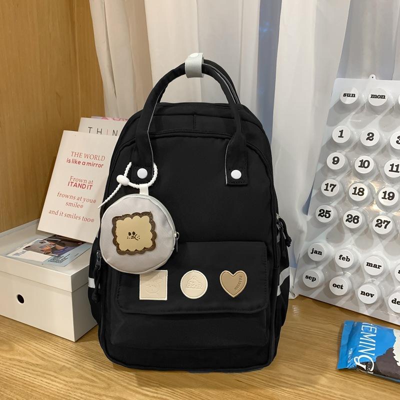 

High-value college style, fresh and sweet backpack, light and large-capacity backpack for primary and secondary school students