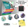 Silreck Air Fryer Cheat Sheet Broșură Magnetică de Ghidare pentru Gătit I Frigider-Ready Air Fryer Magic: Carte de bucate cu buclă de agățat și magnet