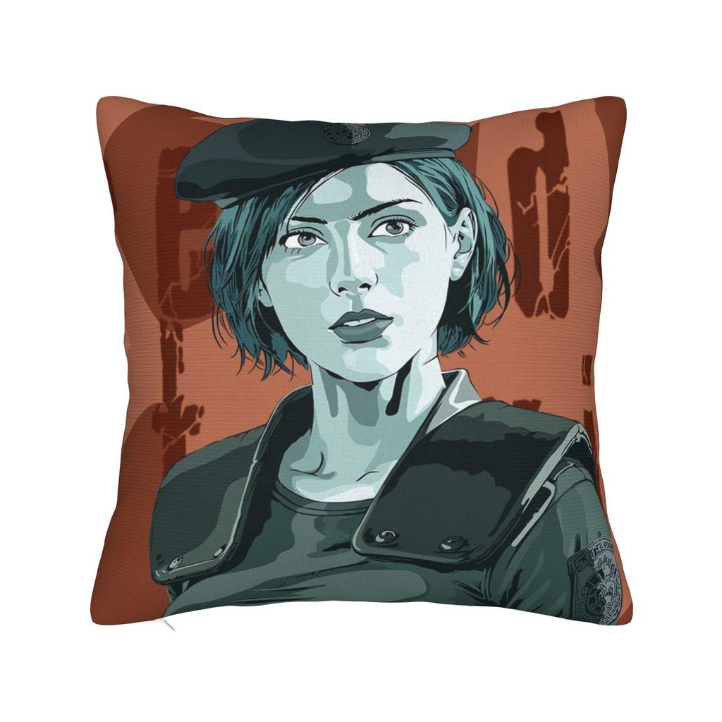 Resident Evils Len & Jill Pillow Cover Graphic Cushion Cover Cute Funny Pillow Case For Wedding Party Home Decor