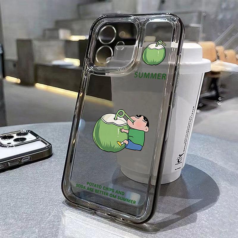 Watermelon Is Suitable for Apple 15Pro Mobile Phone Soft Case 14PLUS Cartoon 13 Anti-drop 1211 Transparent XSiphone