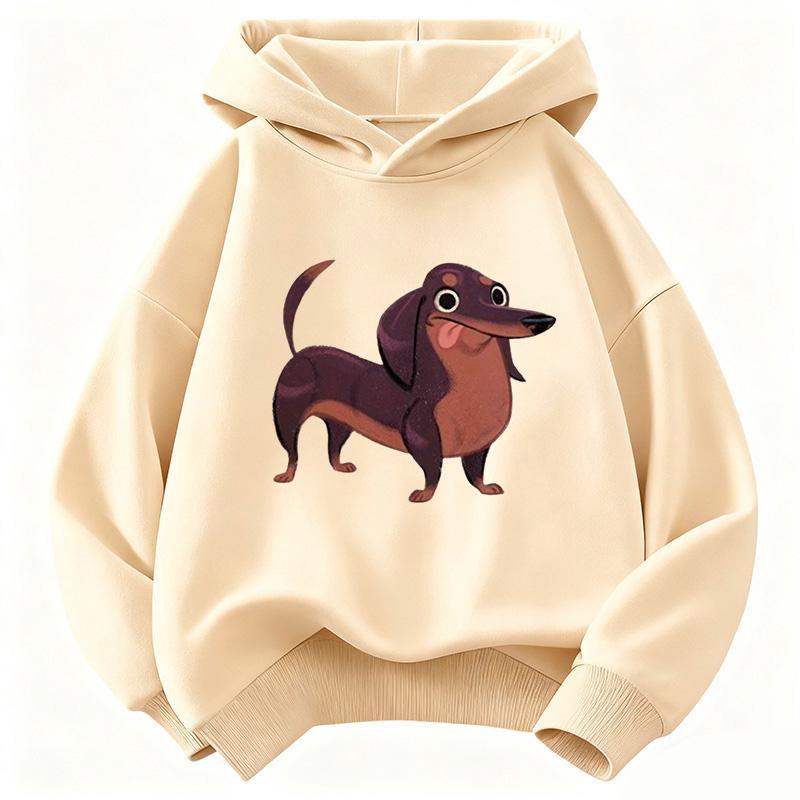 Dachshund Dog Funny Hoodie Kids Children's Sweatshirt Hoody for Boys Girls Casual Hoodies Y2k Clothes