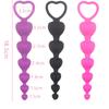 2022 New Heart beads Soft Anal Plug anus Toys Big Balls Silicone G-Spot Stimulating Butt Plugs Adult Sex Couple
