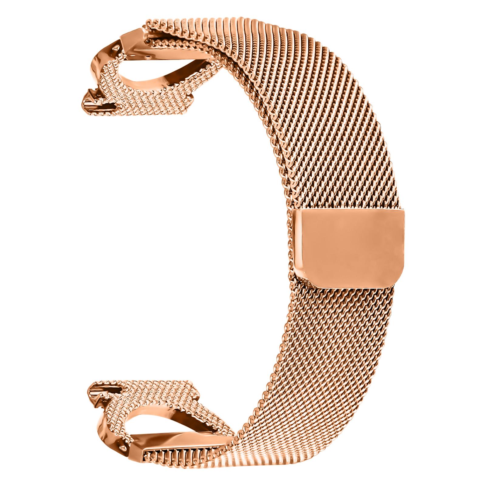 

For Huami Amazfit GTR Mini Watch Band Milanese Metal Strap Rhinestone Decor