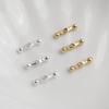 14K Gold Filled Silver Spacer & Round Beads Bracelet DIY Accessory with Crystal Beads