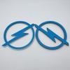 1pcs 3D 145mm Opel Logo Emblem Badge Sticker Fit Car Front Grille Hood Bonnet and Rear Trunk Bumper Astra Zafira Insignia Corsa