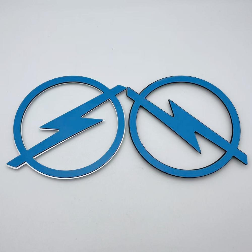 1pcs 3D 145mm Opel Logo Emblem Badge Sticker Fit Car Front Grille Hood Bonnet and Rear Trunk Bumper Astra Zafira Insignia Corsa