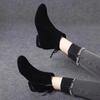 botas femininas women cute round toe black comfort spring & autumn ankle high heel shoes lady casual heel boots ab534