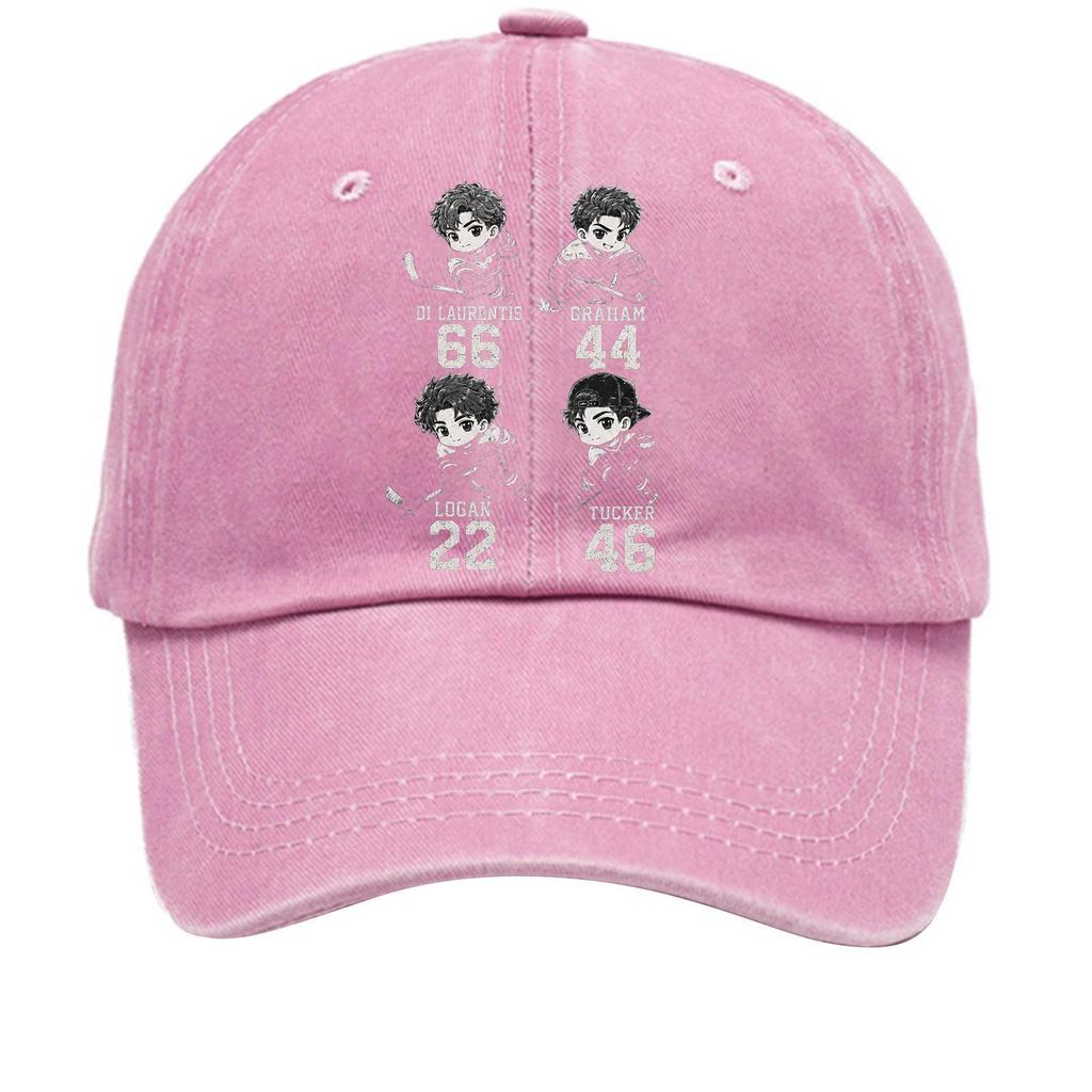 Washed Cotton Baseball Cap Vintage Soft Top Denim Hat Distressed Look Adjustable Back Strap Casual Style