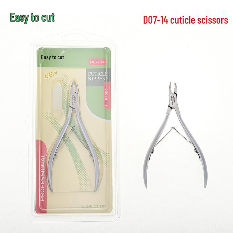Easy Cut D07-14 Stainless Steel Cuticle Nipper Scissors for Nail Care
