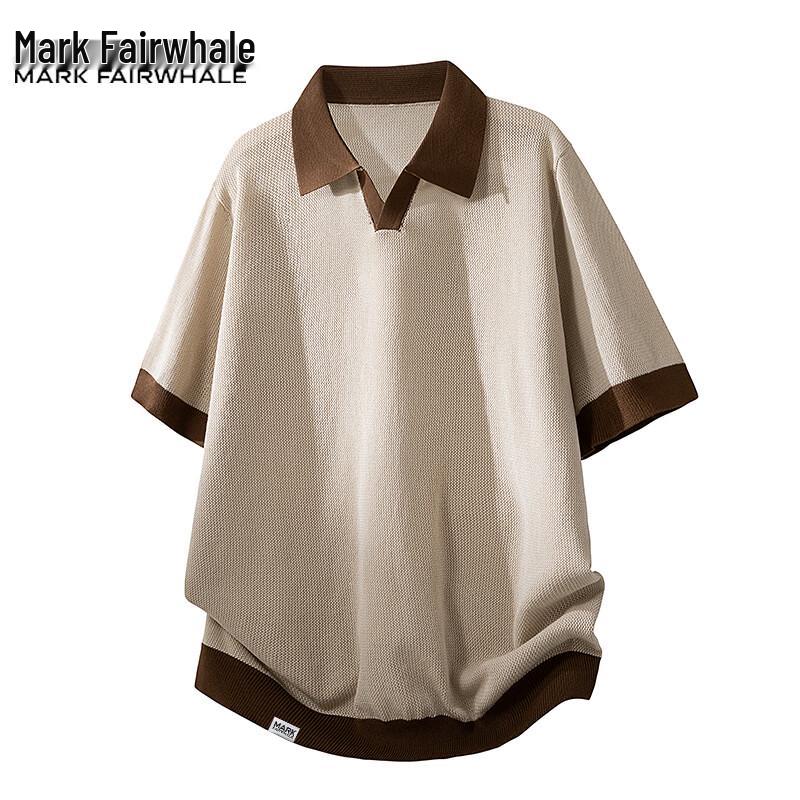 Mark Fairwhale Men's Summer Knit Polo Shirt