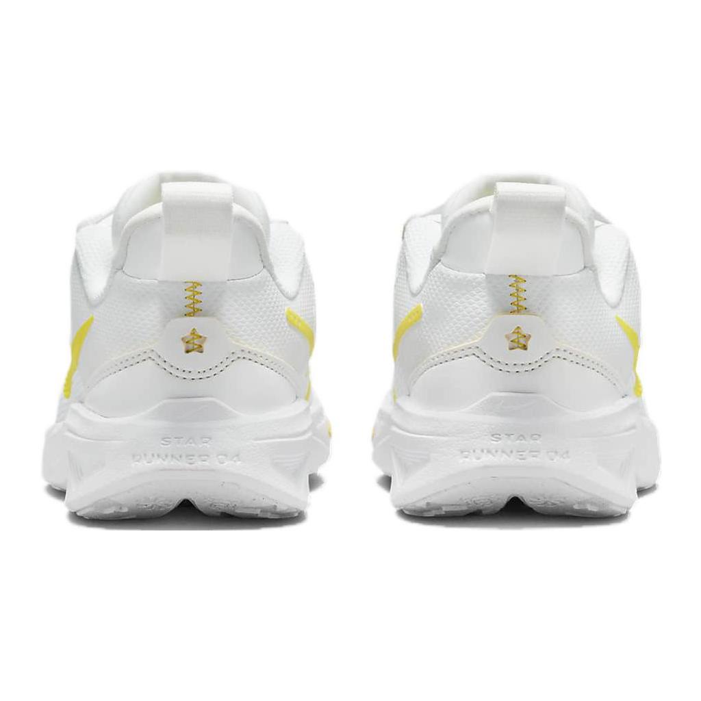 Nike Star Runner 4 PS 'Summit White Opti Yellow' DX7614-101