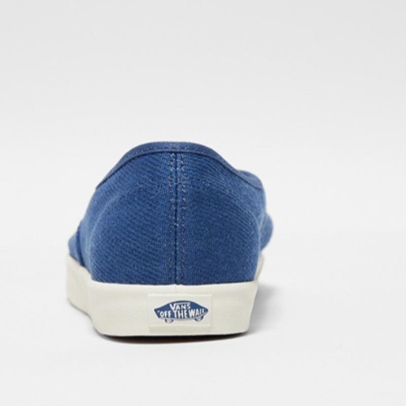 ☆VANS☆ Authentic Lowpro Denim Navy VN000D04NVY1 Vans Men's Authentic Low Pro Denim Blue Navy Skate Shoes