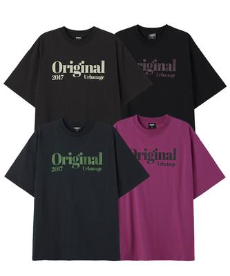 URBANAGE [2Pack] Original Urban Age 2017 Oversized Short Sleeve (4 Colors)