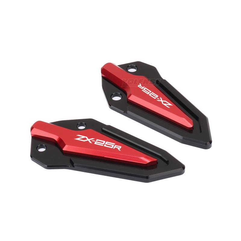 Motorcycle Accessories Pedal Guard Rear Pedal Guard Heel Plate Decorative For ZX4R ZX4RR ZX25R ZX-4R ZX-4RR ZX-25R