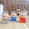 Cartoon Cute Labubu Quicksand Ornaments Car Ornaments DIY Home Decoration Gifts