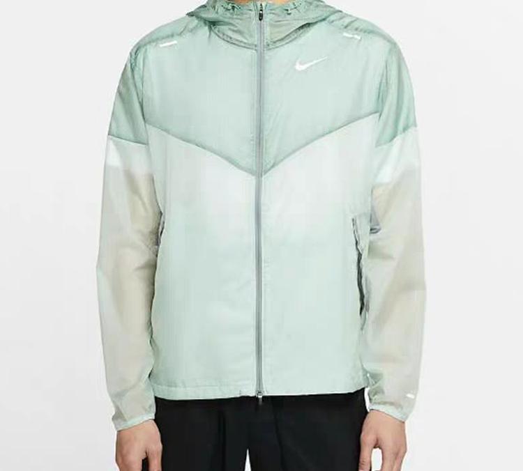 Nike Jackets Men's Mint Green Hooded Moderate Other CK6342-321