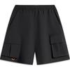 Li Ning Sports Lifestyle Series Solid Color Comfortable Breathable Quick-Dry Casual Shorts Men Shorts Black AKSU517-2