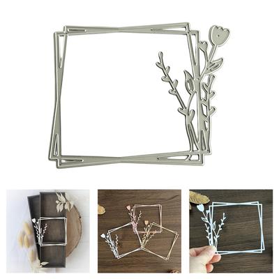 Cadre Photo Acier au Carbone Modèles Découpés Matrices de Découpe Décoratives à Embosser pour Scrapbooking Album Photo Fabrication de Cartes