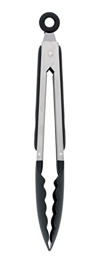 Takagi Shoshido 66 Nylon Universal Tongs with Stopper, Black, 9.4 inches (240 mm)