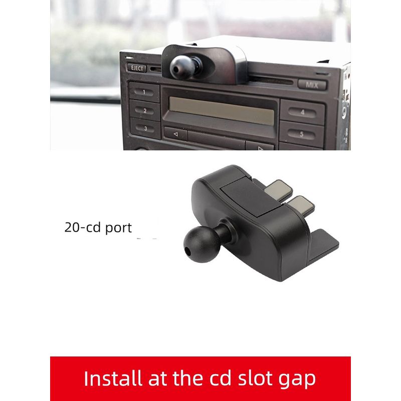 Cute Cartoon Cat Cd Port Car Mount Phone Holder with Gravity Sensor for Navigation