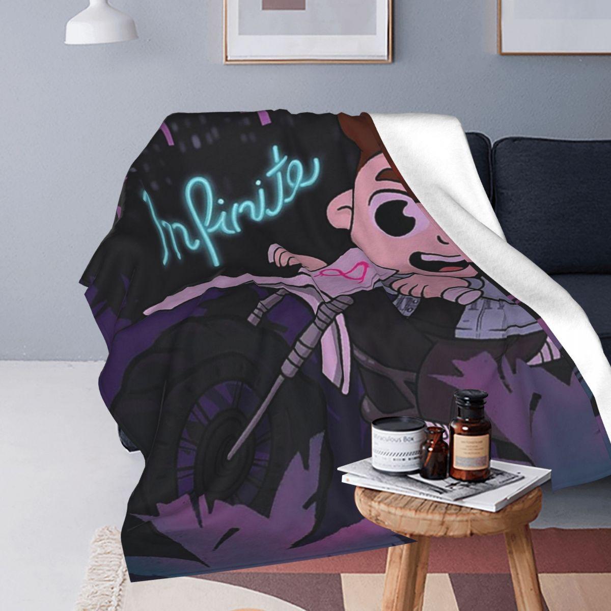 Helenal Unisex Caylus Blanket Soft Warm Flannel Throw Blanket Bedspread For Bed Living Room Picnic Travel Home Sofa