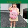 Colorful Shell Design Cartoon Bird Backpack For Preschool Boys And Girls