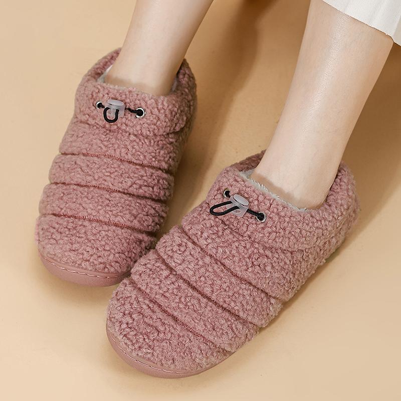 Slippers Woman Winter Warm Style Fluffy Slippers Fur Plush Women's Home Slippers Comfort Indoor Cotton Shoes Female Footwear