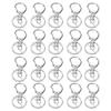 20pcs Keychain Clip DIY Jewelry Buckle Zinc Alloy DShaped Buckle Car Swivel Clips Hook