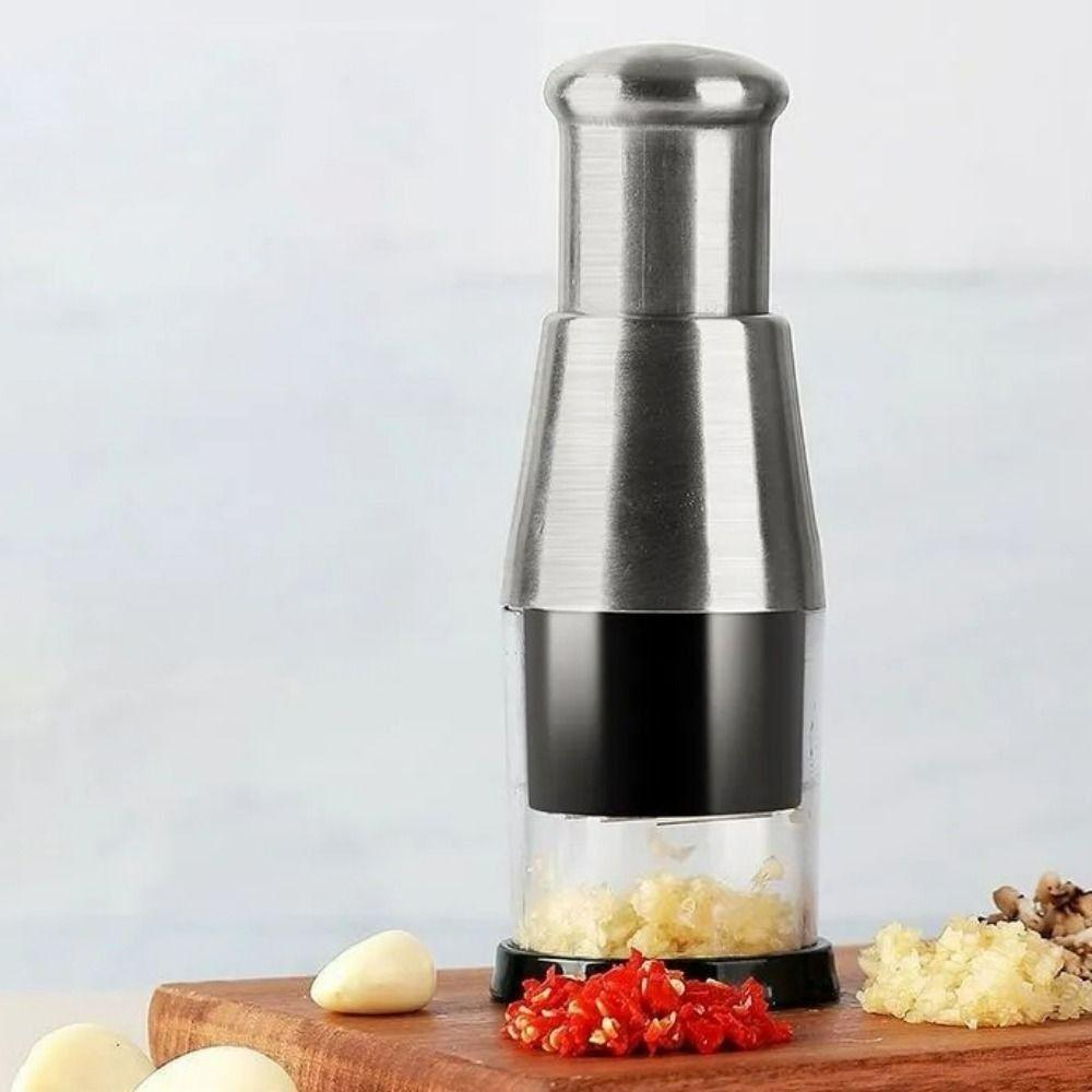 

Vegetables Stainless Steel Sharp Crusher Squeezer Garlic Chopper Garlic Mincer Kitchen Accessories