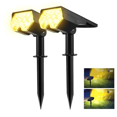 1PC Solar Spot Licht 20LED Outdoor Garten Solar Landschaft Strahler IP65 Wasserdicht 2 Modus Wand Licht Tür Hinterhof Garage