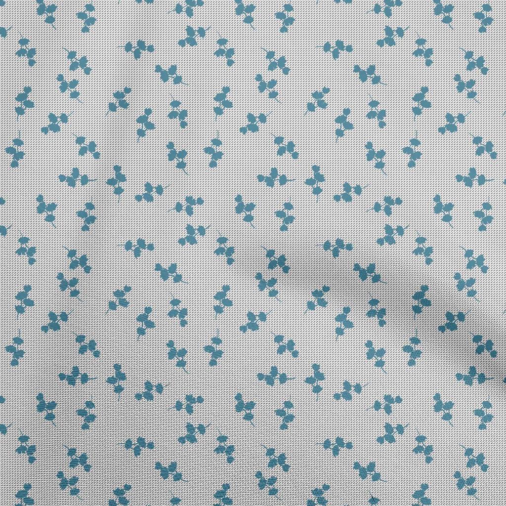 oneOone Cotton Poplin Brown Fabric Floral Sewing Craft Projects Fabric Prints By Yard 42 Inch