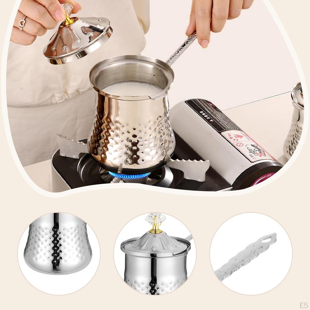 Coffee Maker, Kitchen Utensil, Ideal for Camping And Induction Cookers, with Anti-spill Spout,
