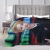 Ald Sangwon Music Blanket Travel Office Flannel Throw Blanket For Bedroom Soft Warm Custom Quality Bedspread Birthday Gift