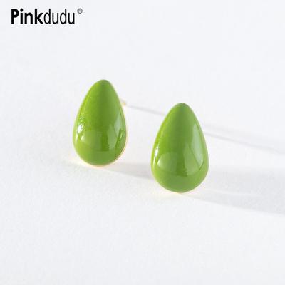 Mode 2 Farbe Melone Samen Stud Ohrringe Romantische Einfache Kreative Wasser Geometrische Ohrring für Frauen PD1428